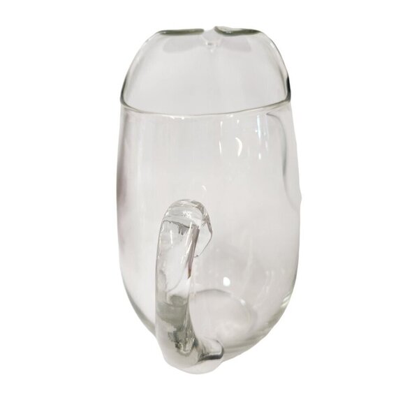 Clear Glass Pitcher 90 oz Large Capacity Jug for Water, Juice, flowers.  10.5 in - Picture 4 of 8